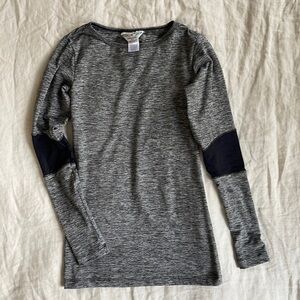 Hard Tail Active Wear Long Sleeve Size XS Charcoal Heather Grey‎